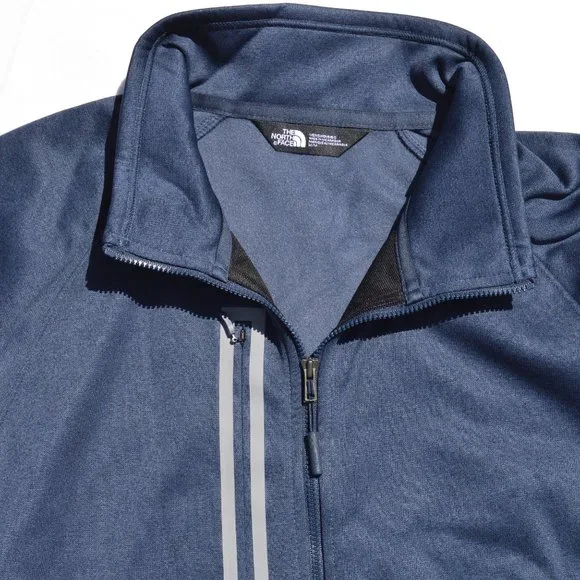 The North Face Men's Canyon Flats Fleece Jacket Urban Navy Heather Size M (New). - Picture 5 of 9